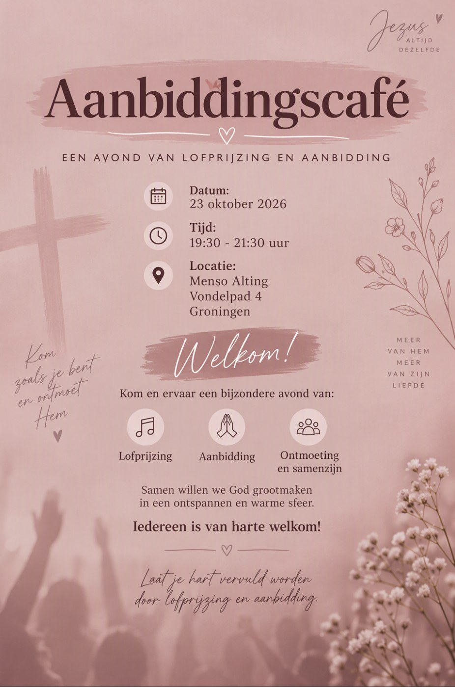 Aanbiddingscafé – 23 oktober